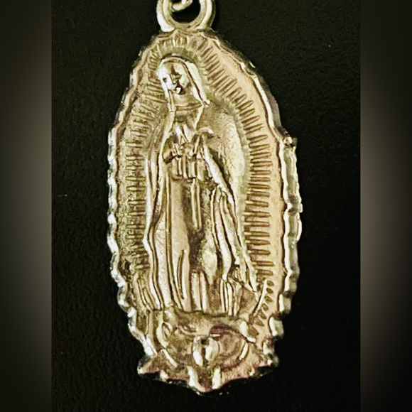 Our Lady of Guadalupe Silver Earrings/ Virgin of Guadalupe Silver Earrings, NWOT - Picture 5 of 7